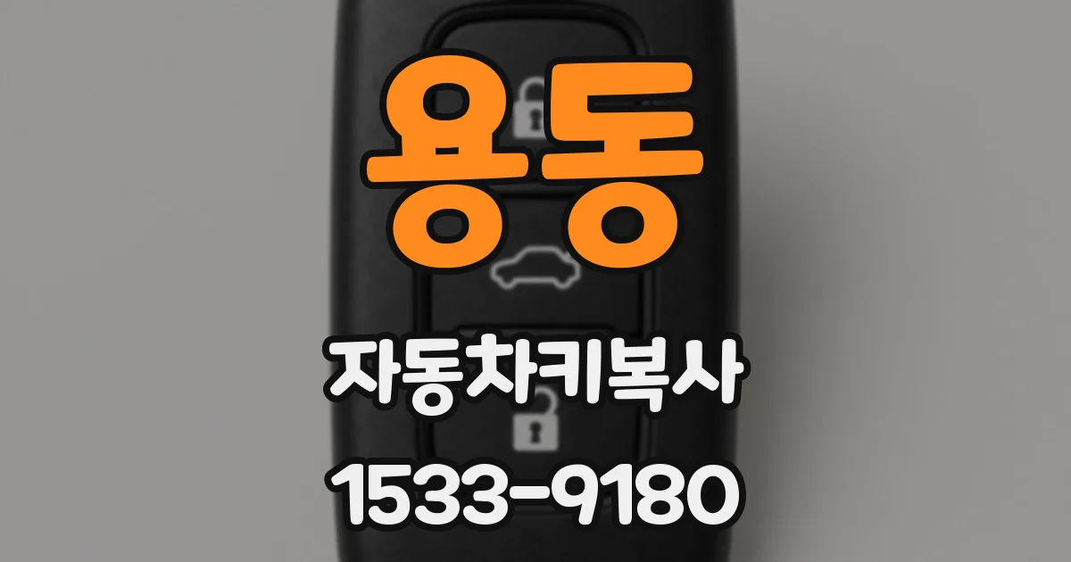 용동 자동차키복사