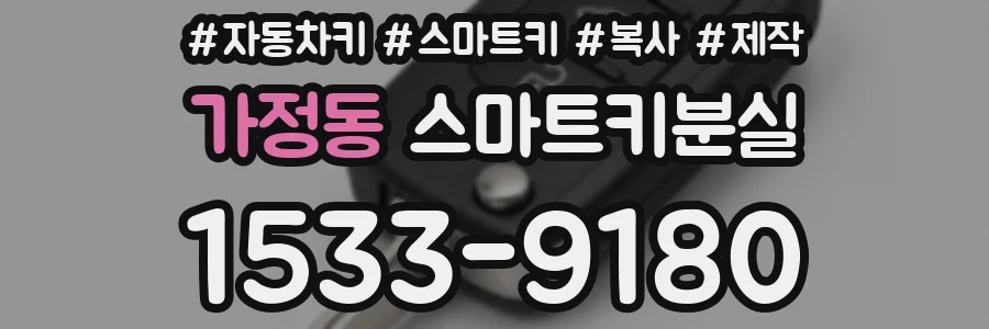 가정동 스마트키분실