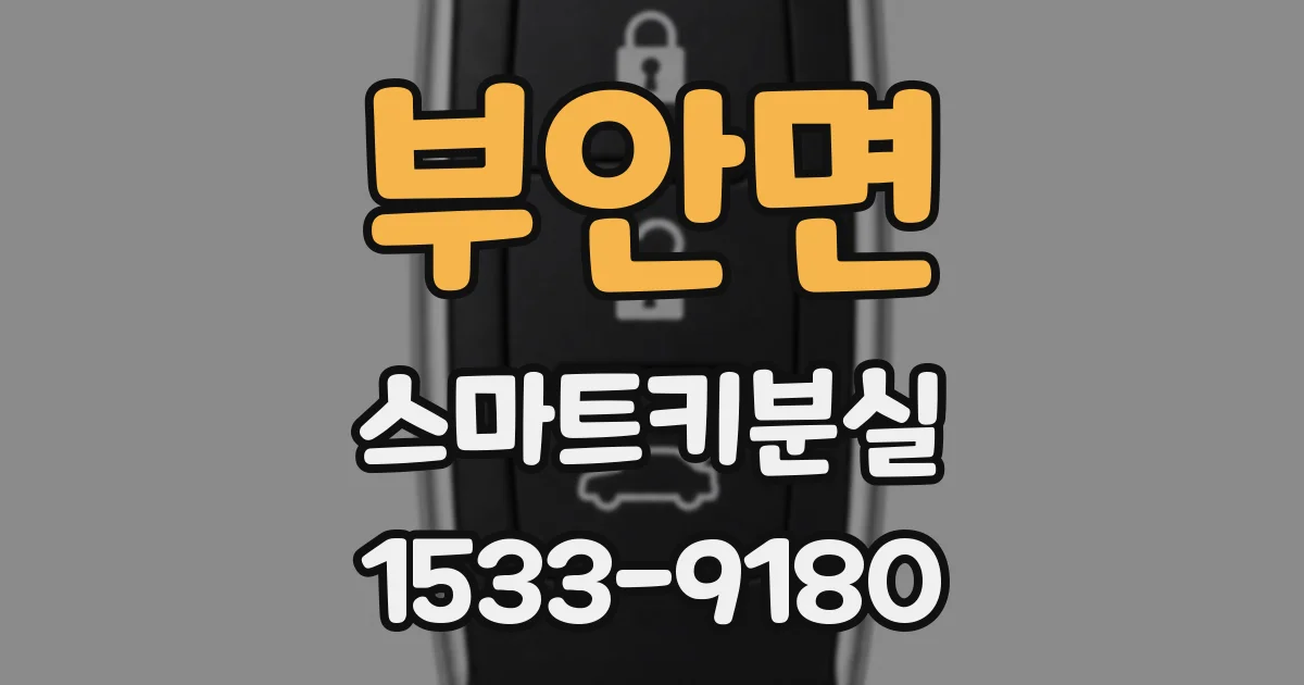 부안면 스마트키분실