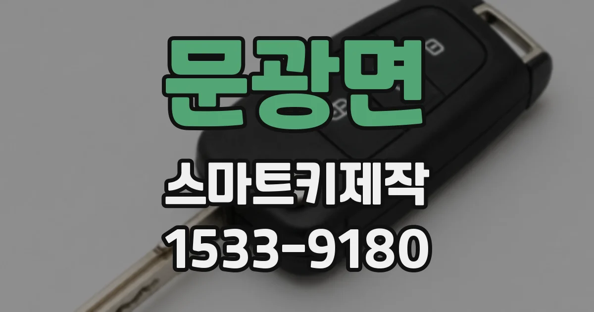 문광면 스마트키제작