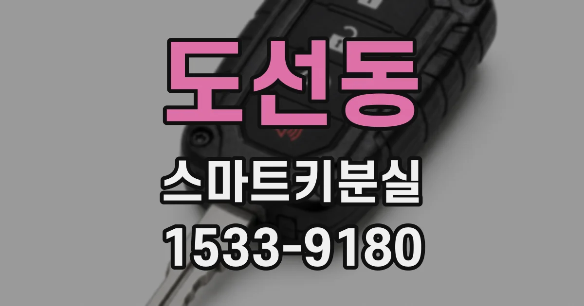 도선동 스마트키분실