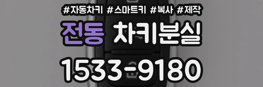 전동 차키분실