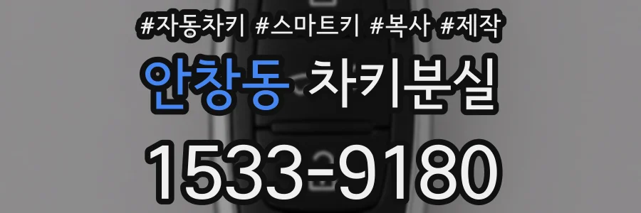 안창동 차키분실