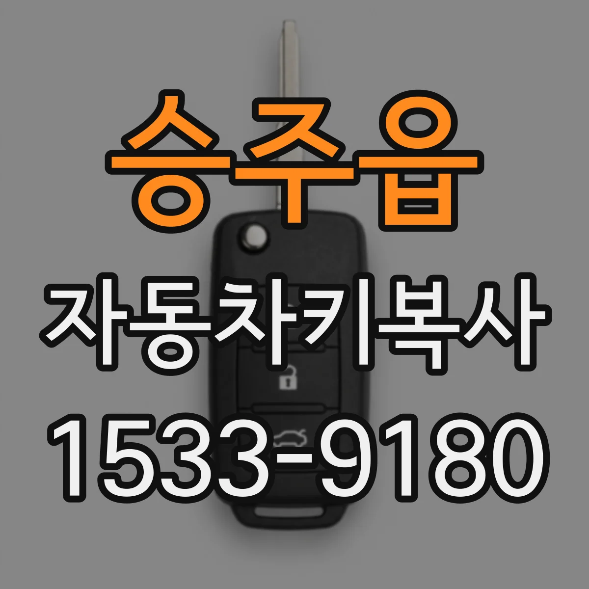 승주읍 자동차키복사