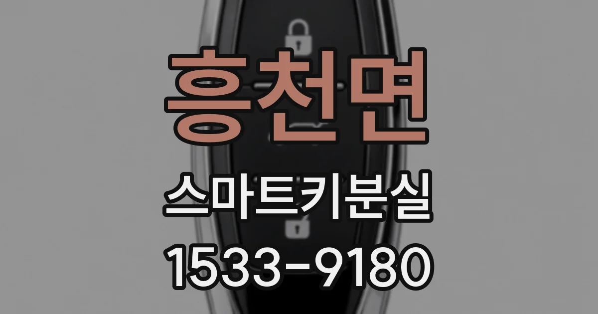 흥천면 스마트키분실