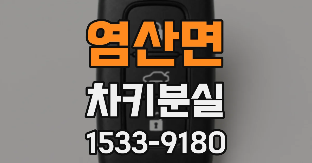 염산면 차키분실