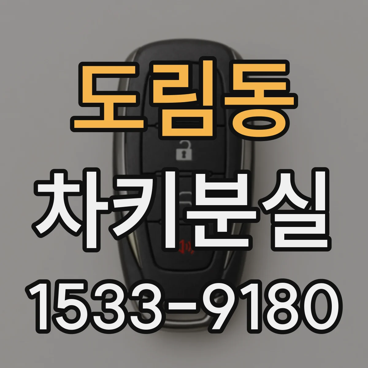 도림동 차키분실