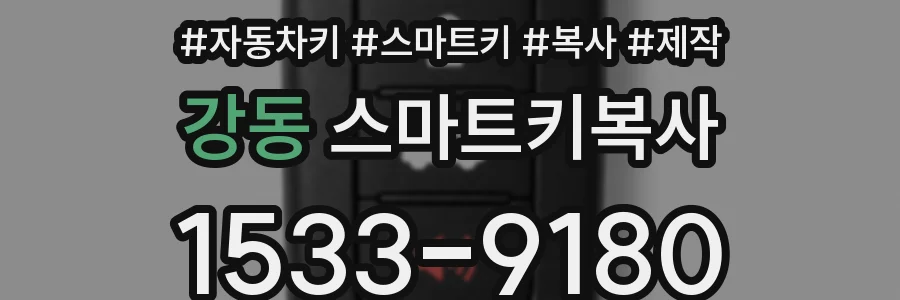 강동 스마트키복사