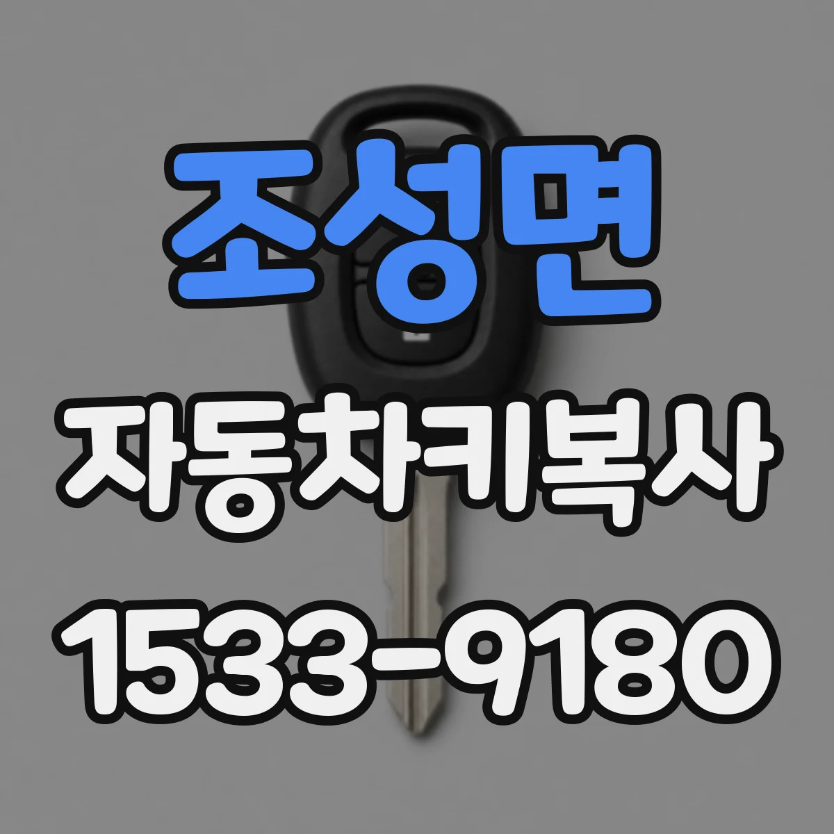 조성면 자동차키복사