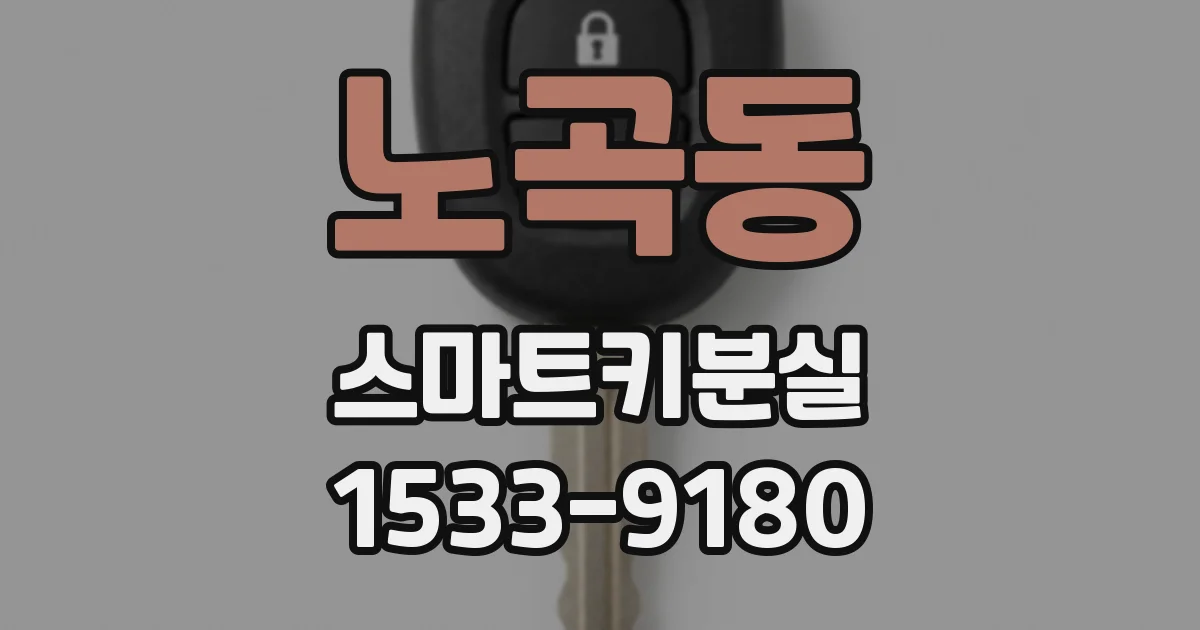 노곡동 스마트키분실