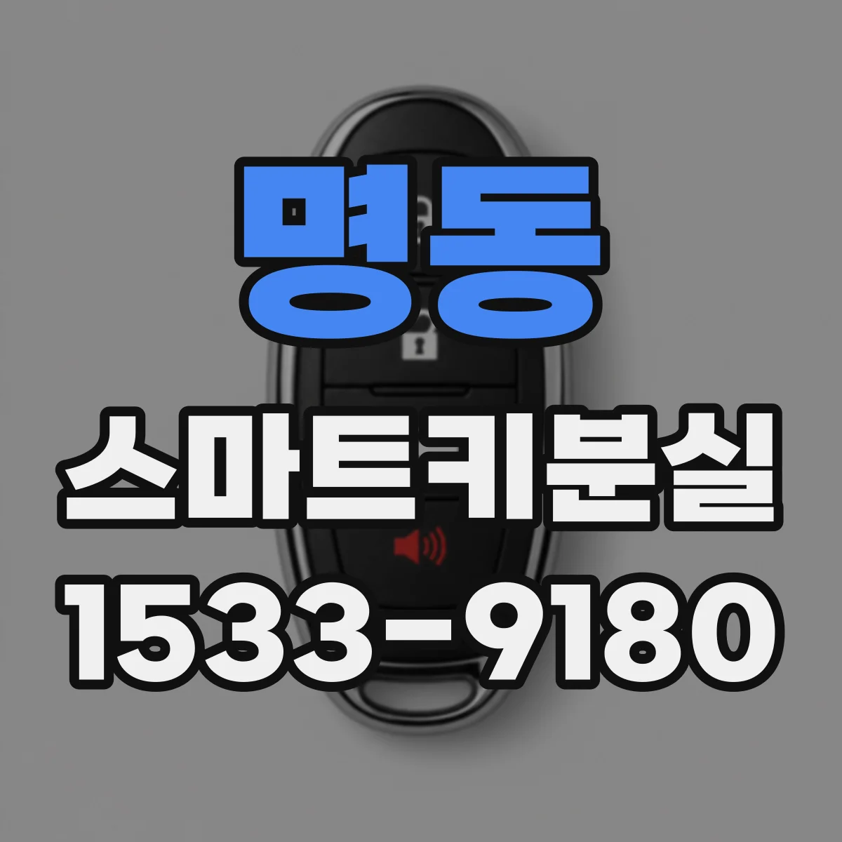 명동 스마트키분실