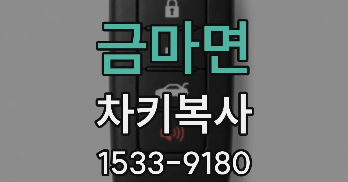 금마면 차키복사