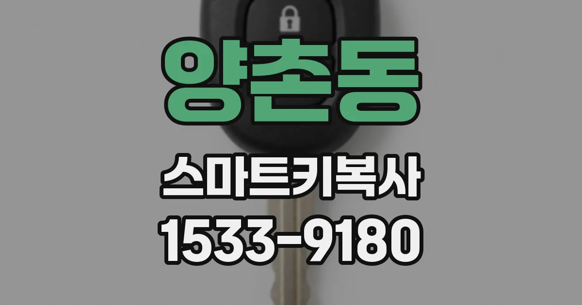 양촌동 스마트키복사