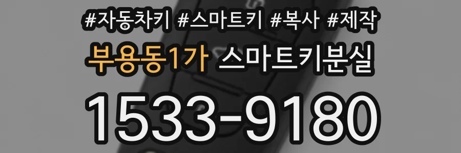 부용동1가 스마트키분실