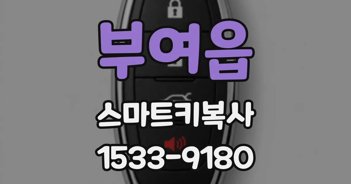 부여읍 스마트키복사