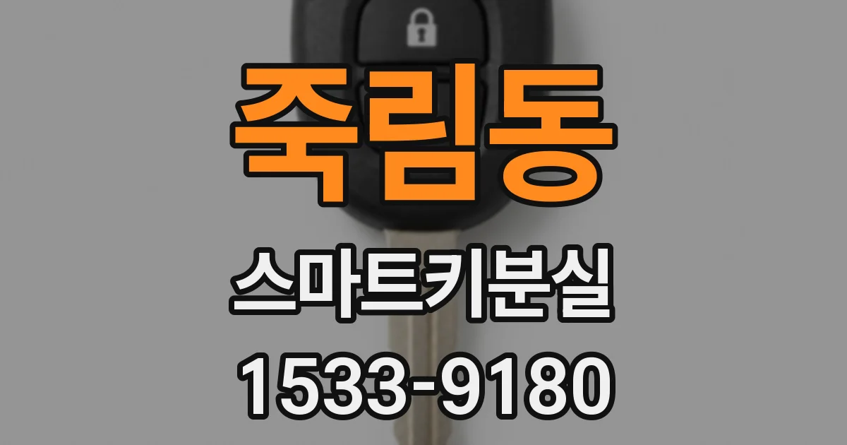 죽림동 스마트키분실