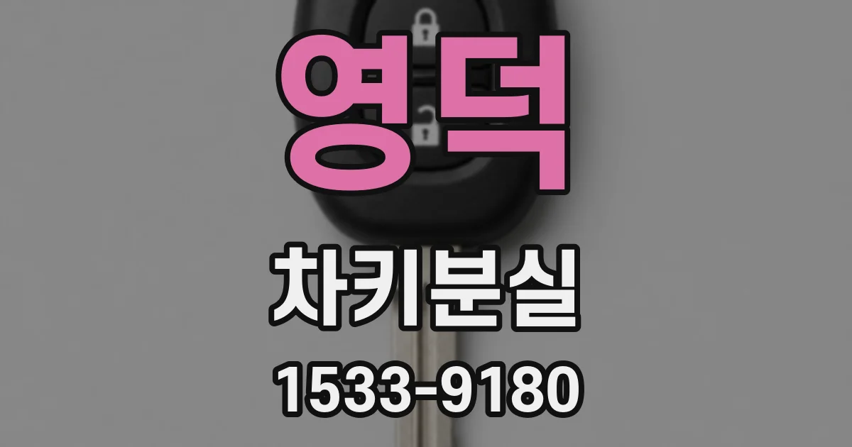 영덕 차키분실