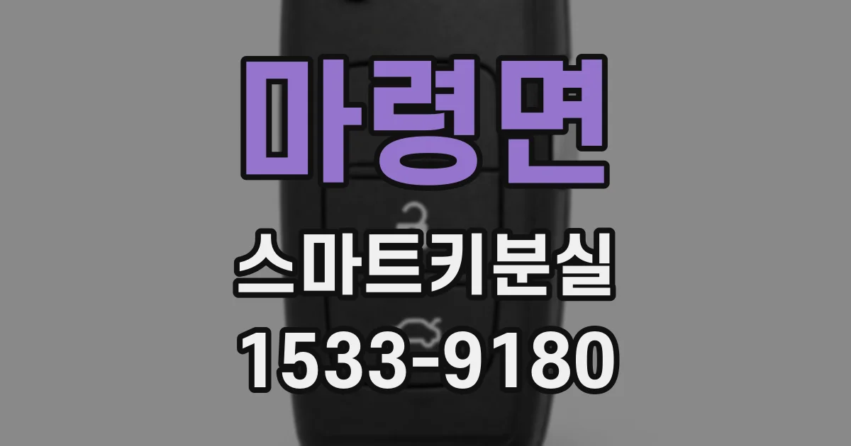 마령면 스마트키분실