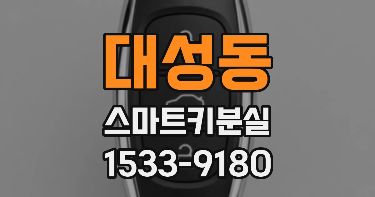 대성동 스마트키분실
