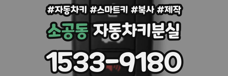 소공동 자동차키분실