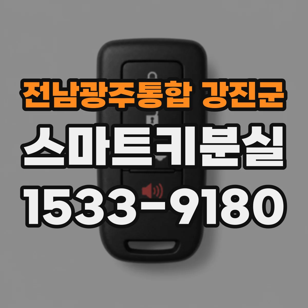 전남광주통합 강진군 스마트키분실