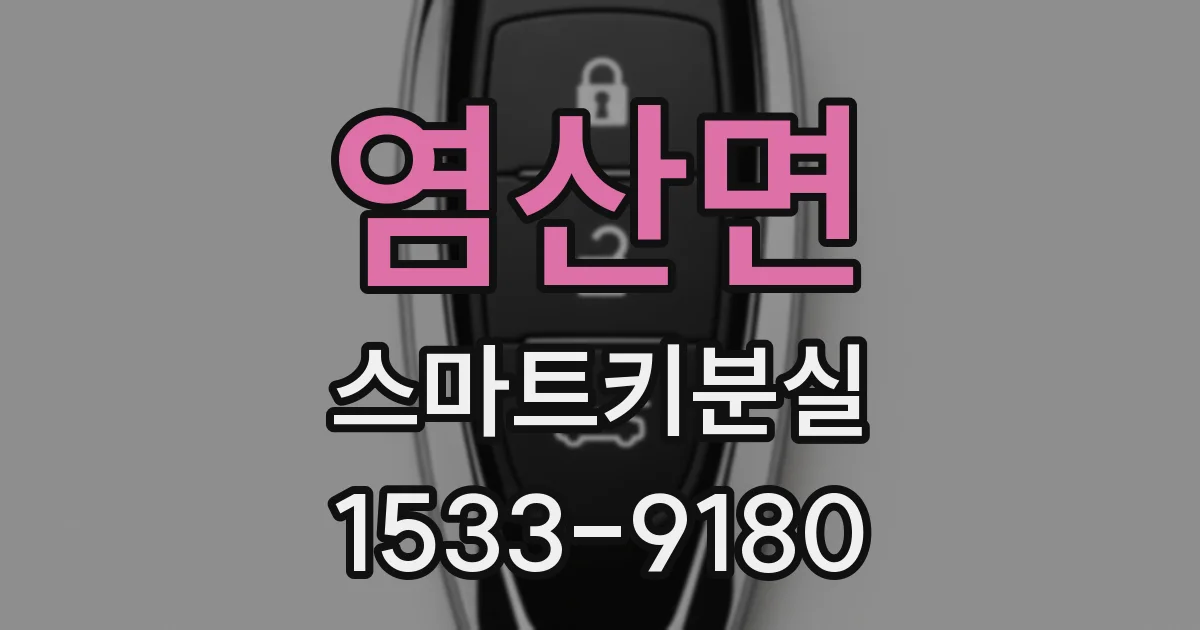 염산면 스마트키분실