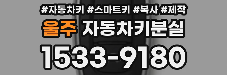 울주 자동차키분실