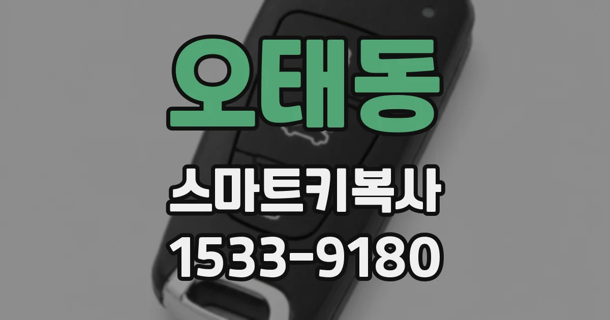 오태동 스마트키복사