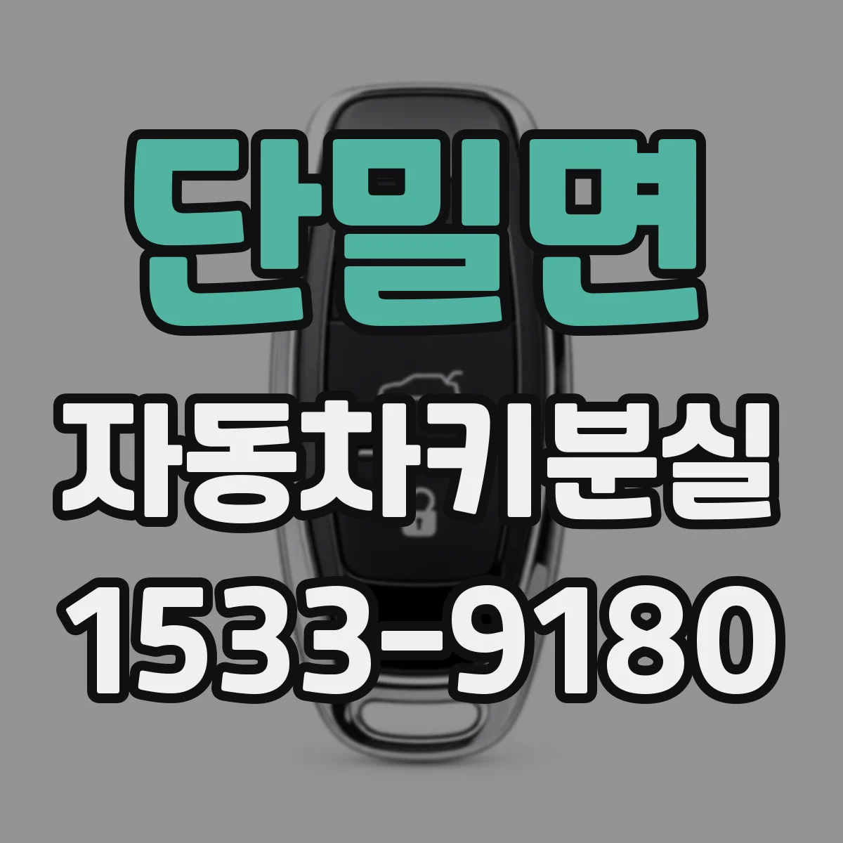 단밀면 자동차키분실
