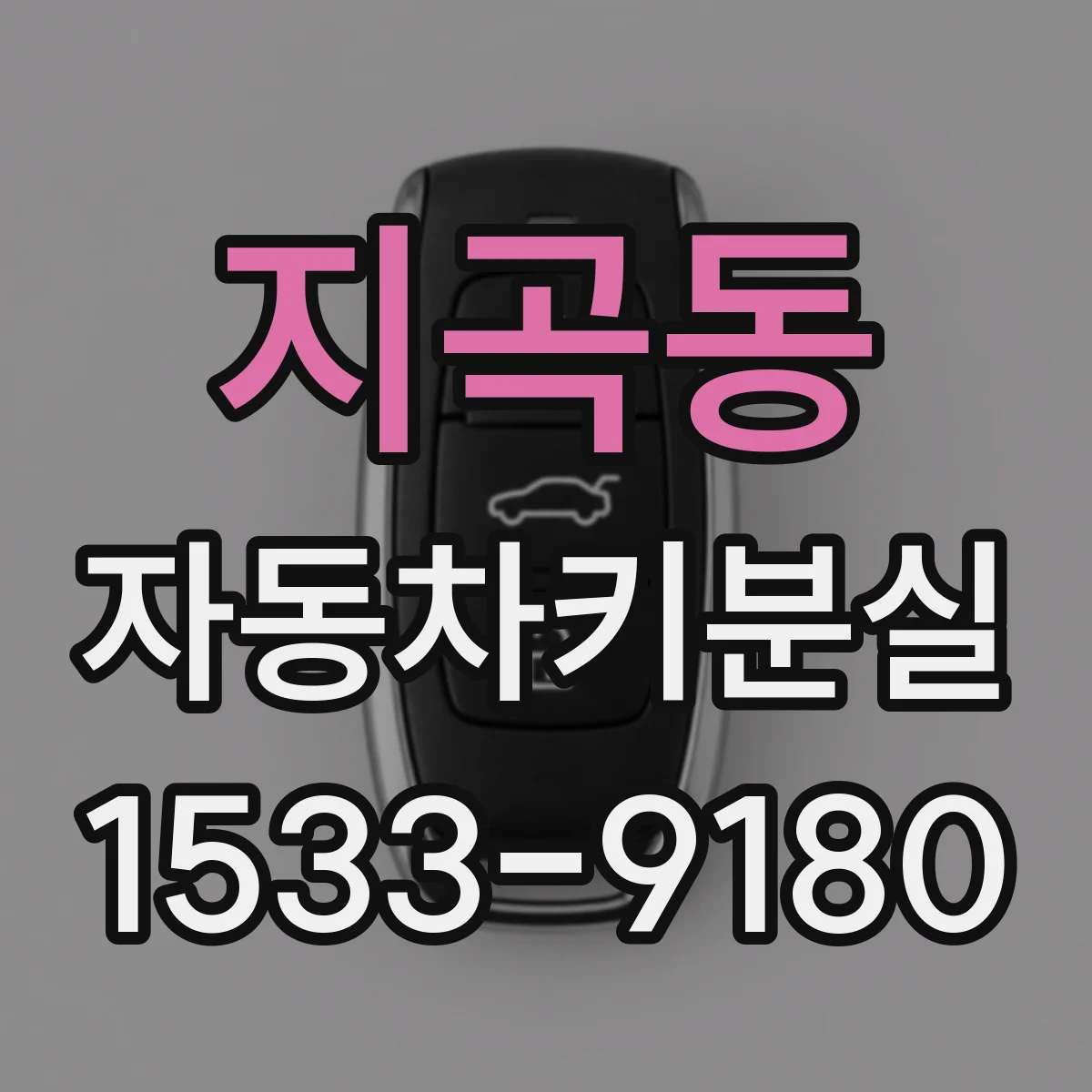 지곡동 자동차키분실