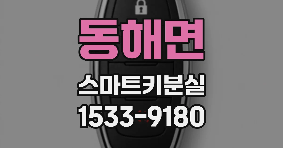 동해면 스마트키분실
