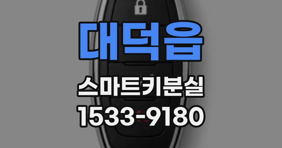 대덕읍 스마트키분실