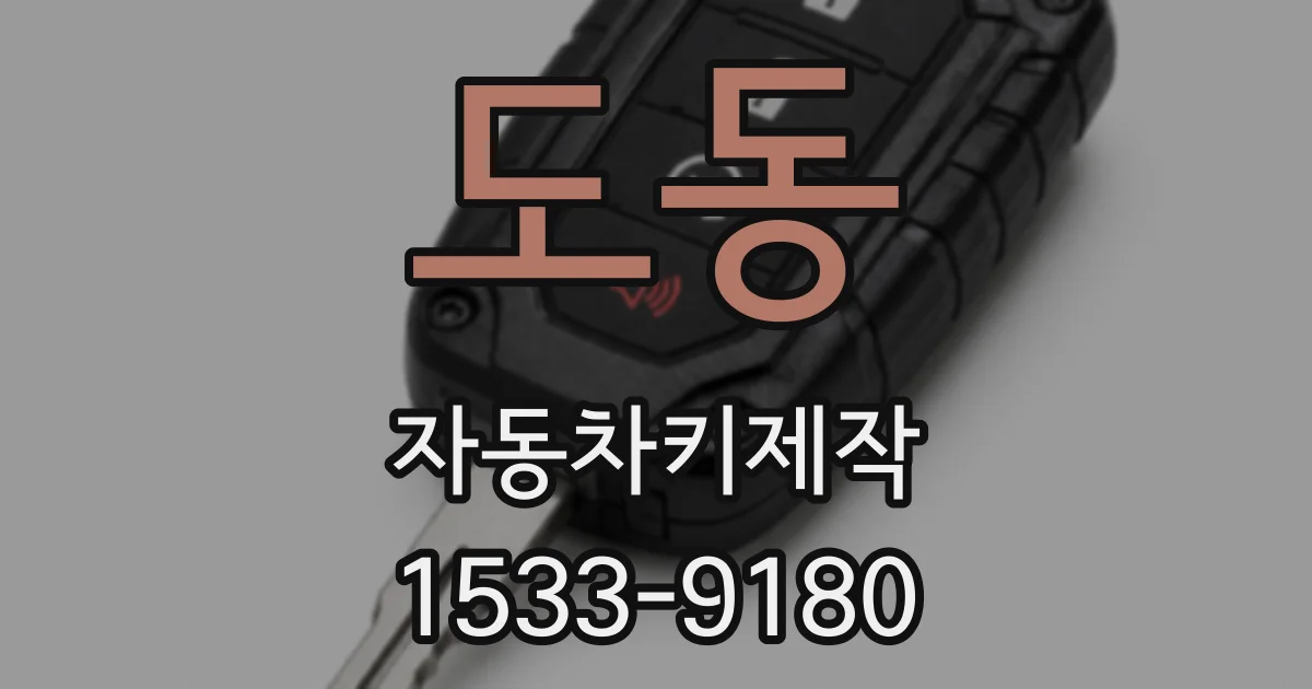 도동 자동차키제작