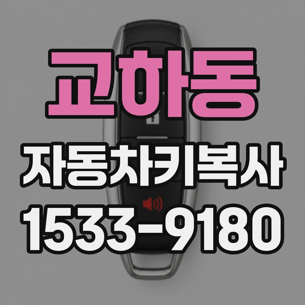 교하동 자동차키복사
