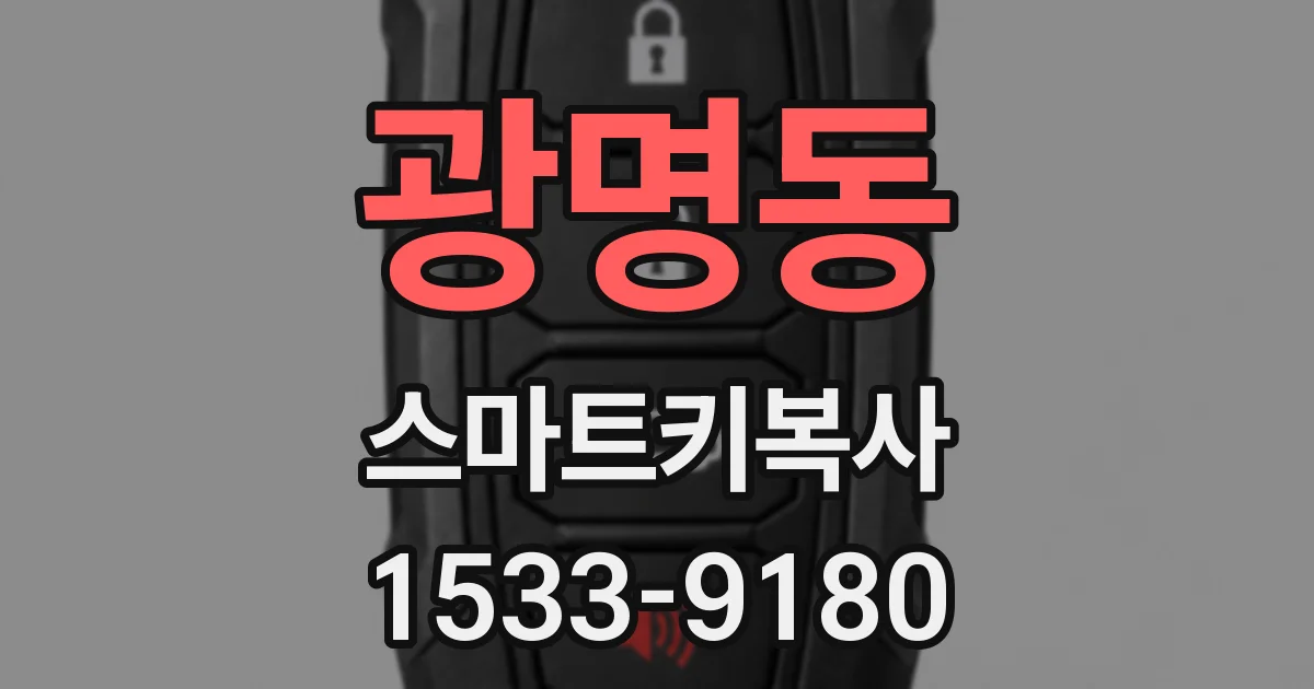 광명동 스마트키복사
