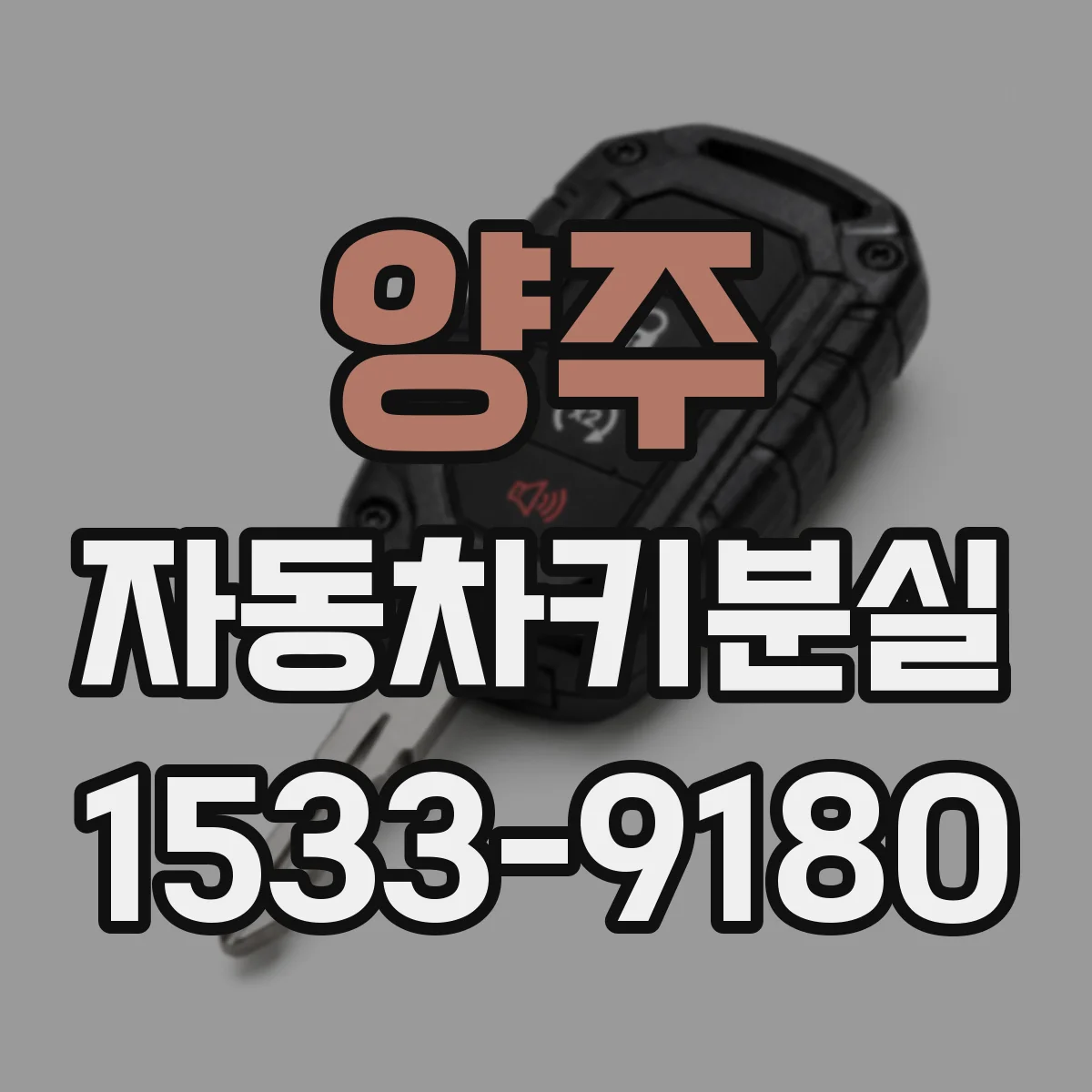 양주 자동차키분실