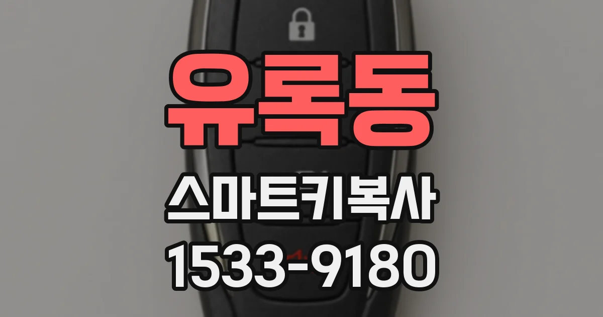 유록동 스마트키복사