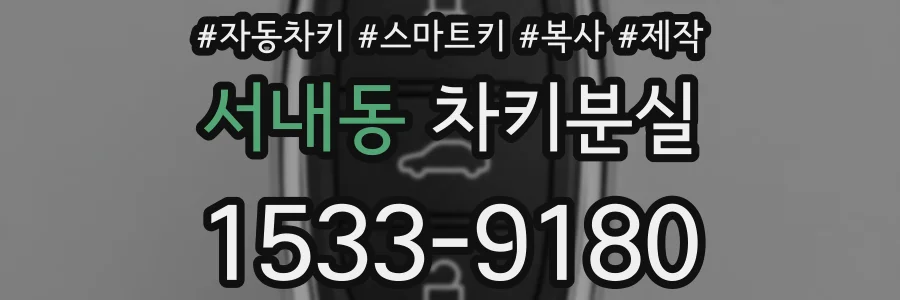 서내동 차키분실