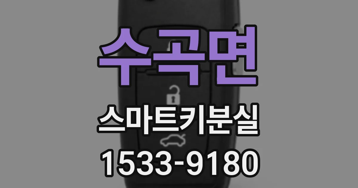수곡면 스마트키분실