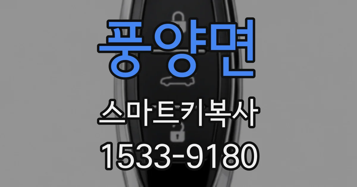 풍양면 스마트키복사