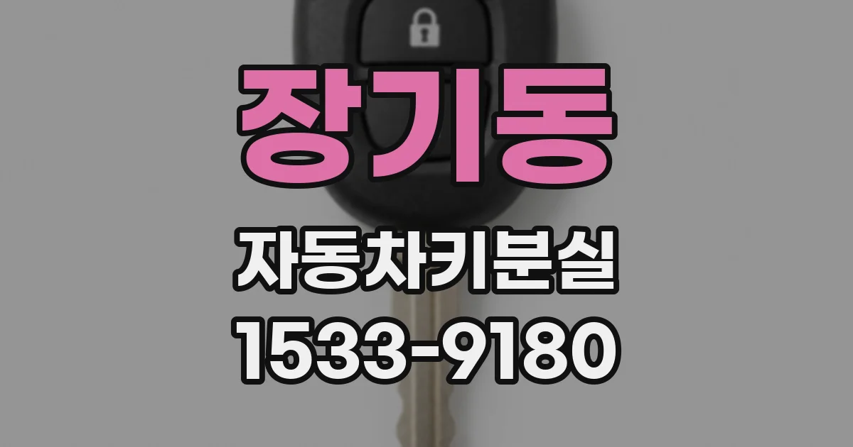 장기동 자동차키분실