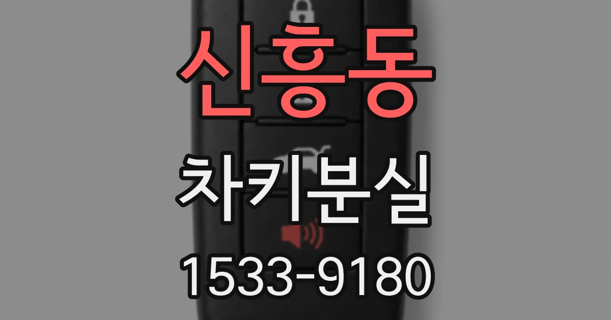 신흥동 차키분실