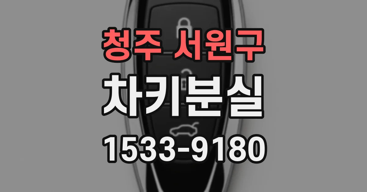 청주 서원구 차키분실