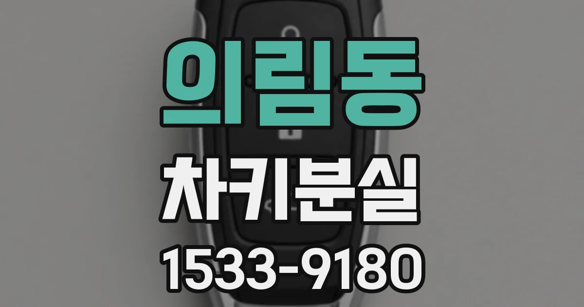 의림동 차키분실
