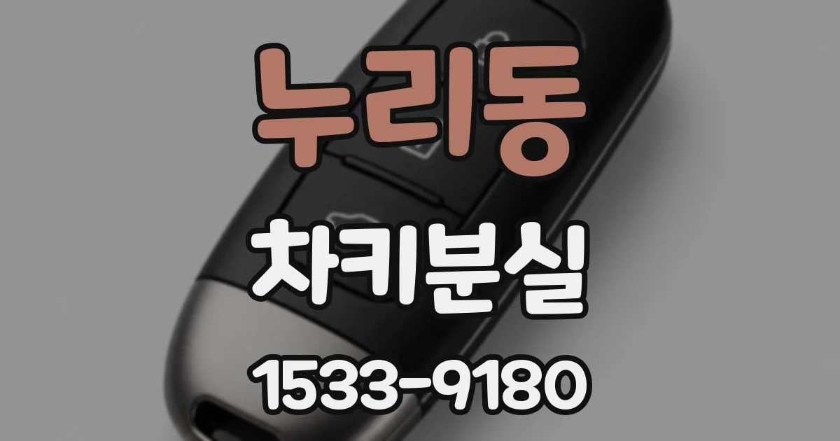 누리동 차키분실