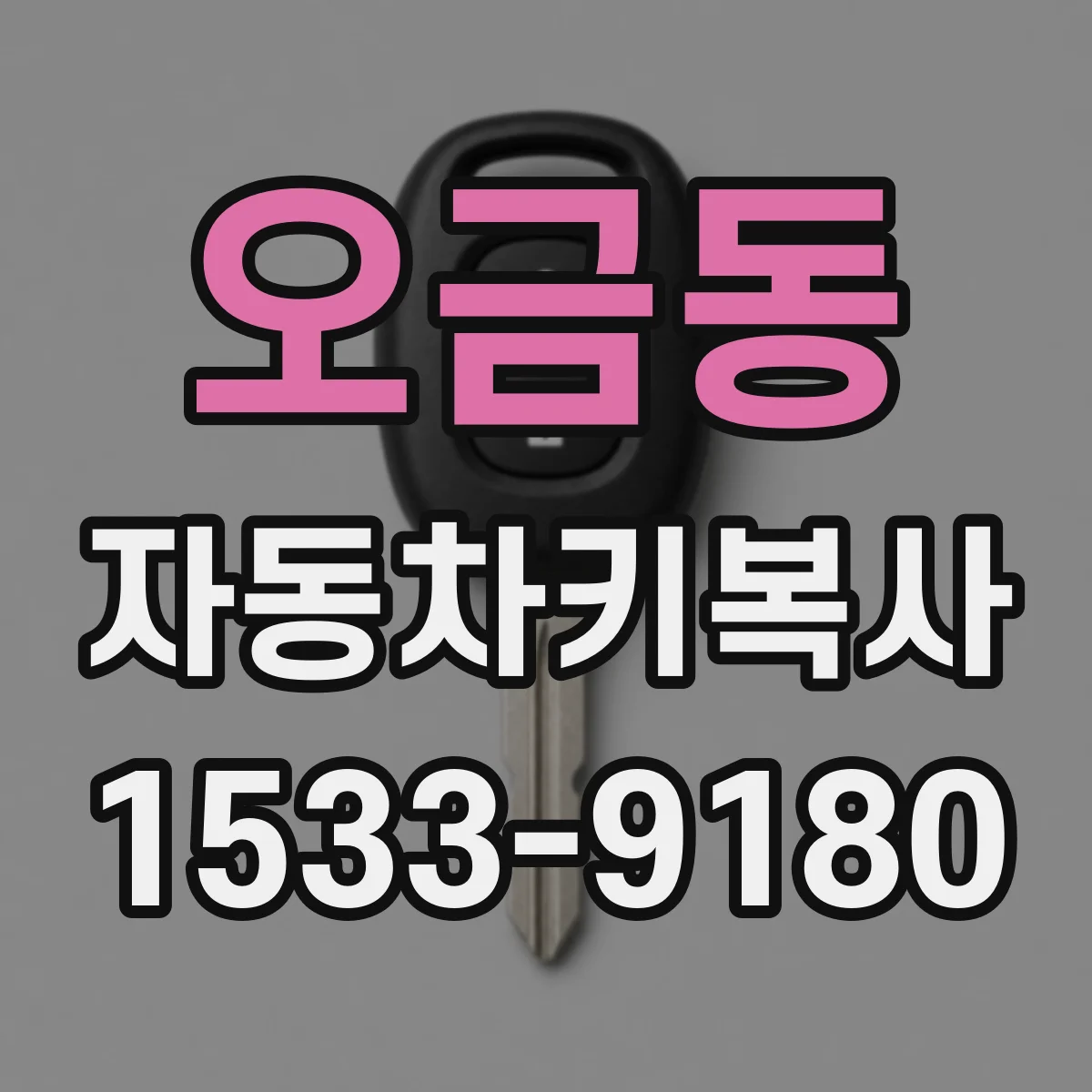 오금동 자동차키복사