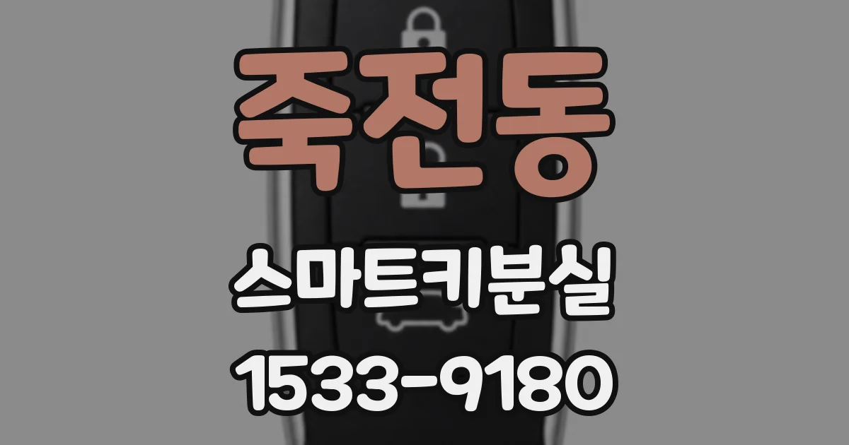 죽전동 스마트키분실