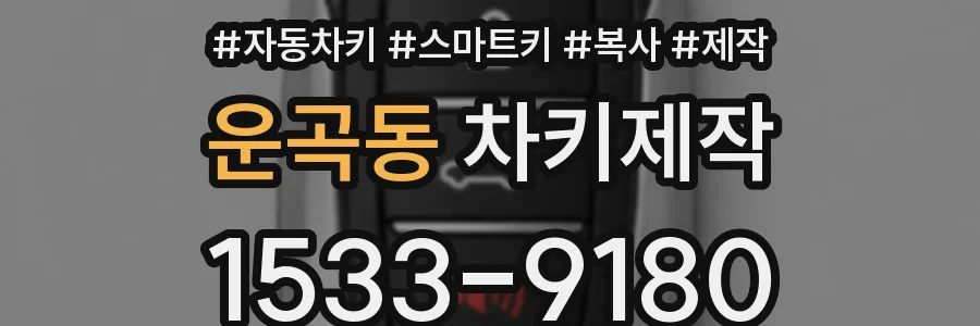 운곡동 차키제작