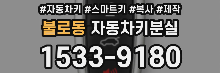불로동 자동차키분실