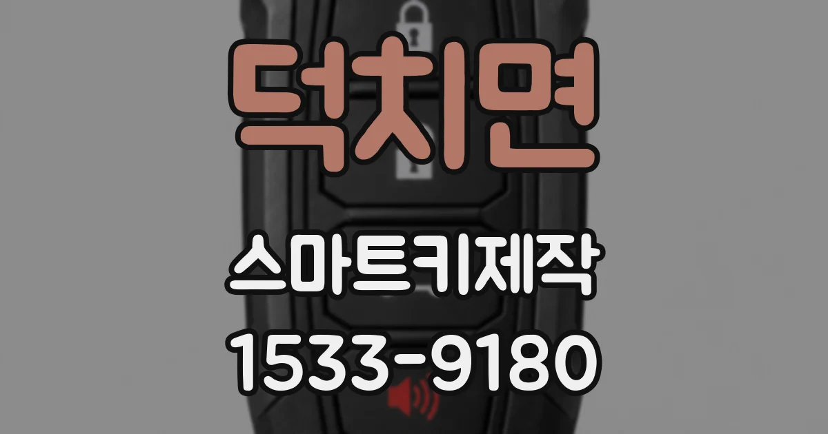 덕치면 스마트키제작
